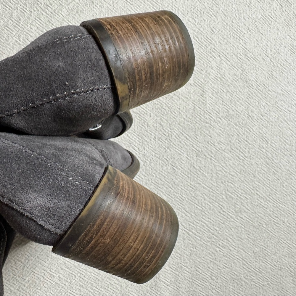 Lucky Brand Ramsden Dark Grey Suede Over the Knee Boots 7 - Picture 9 of 12